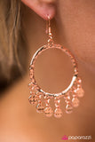 Paparazzi "Rise and CHIME - Copper" earring Paparazzi Jewelry