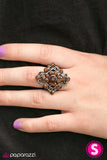 Paparazzi "Rise and Slay" Brown Ring Paparazzi Jewelry