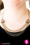 Paparazzi "Rise Of Rome - Brass" necklace Paparazzi Jewelry