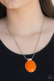Paparazzi "Rising Stardom" Orange Necklace & Earring Set Paparazzi Jewelry