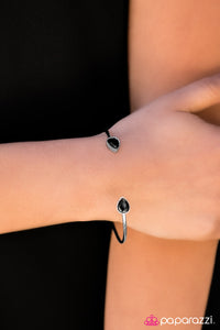 Paparazzi "Risk of Rain" Black Bracelet Paparazzi Jewelry