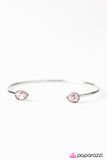 Paparazzi "Risk of Rain" Pink Bracelet Paparazzi Jewelry