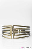 Paparazzi "Risk Taker - Brass" bracelet Paparazzi Jewelry