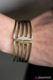 Paparazzi "Risk Taker - Brass" bracelet Paparazzi Jewelry