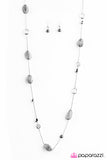 Paparazzi "River Cruise" Silver Necklace & Earring Set Paparazzi Jewelry