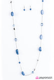 Paparazzi "River Cruise" Blue Necklace & Earring Set Paparazzi Jewelry