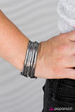 Paparazzi "River Dance - Black" bracelet Paparazzi Jewelry