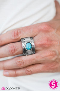 Paparazzi "River Quest" Blue Ring Paparazzi Jewelry