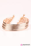 Paparazzi "River Rapids - Rose Gold" bracelet Paparazzi Jewelry