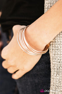 Paparazzi "River Rapids - Rose Gold" bracelet Paparazzi Jewelry