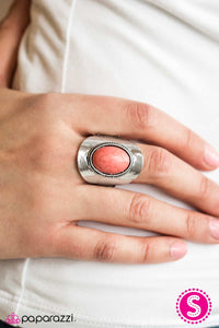 Paparazzi "River Stone Radiance" Orange Ring Paparazzi Jewelry