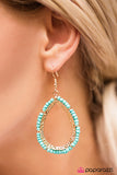 Paparazzi "River Walk - Blue" earring Paparazzi Jewelry