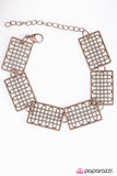 Paparazzi "Road Block" Copper Bracelet Paparazzi Jewelry