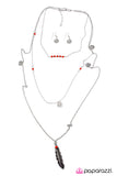 Paparazzi "Roadrunner - Red" necklace Paparazzi Jewelry