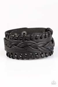 Paparazzi "Road Show - Black" bracelet Paparazzi Jewelry