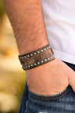 Paparazzi "Roadside Rattler - Brown" bracelet Paparazzi Jewelry