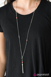 Paparazzi "Roam On" Orange Necklace & Earring Set Paparazzi Jewelry