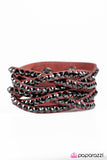 Paparazzi "Rocket Power" Red Wrap Bracelet Paparazzi Jewelry