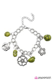 Paparazzi "Rock Garden - Green" bracelet Paparazzi Jewelry