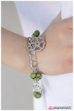 Paparazzi "Rock Garden - Green" bracelet Paparazzi Jewelry