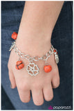Paparazzi "Rock Garden - Orange" bracelet Paparazzi Jewelry