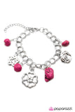 Paparazzi "Rock Garden - Pink" bracelet Paparazzi Jewelry