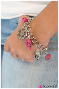 Paparazzi "Rock Garden - Pink" bracelet Paparazzi Jewelry