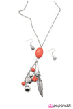 Paparazzi "Rock Of Ages - Orange" necklace Paparazzi Jewelry