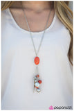 Paparazzi "Rock Of Ages - Orange" necklace Paparazzi Jewelry