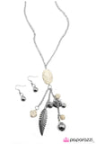 Paparazzi "Rock Of Ages - White" necklace Paparazzi Jewelry