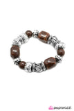 Paparazzi "Rock Steady" Brown Bracelet Paparazzi Jewelry