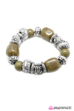 Paparazzi "Rock Steady" Green Bracelet Paparazzi Jewelry