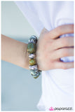 Paparazzi "Rock Steady" Green Bracelet Paparazzi Jewelry