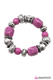 Paparazzi "Rock Steady - Pink" bracelet Paparazzi Jewelry