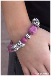 Paparazzi "Rock Steady - Pink" bracelet Paparazzi Jewelry