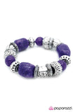 Paparazzi "Rock Steady - Purple" bracelet Paparazzi Jewelry