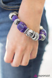 Paparazzi "Rock Steady - Purple" bracelet Paparazzi Jewelry