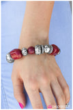 Paparazzi "Rock Steady" Red Bracelet Paparazzi Jewelry