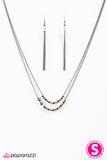 Paparazzi "Rock The Block - Black" necklace Paparazzi Jewelry