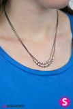 Paparazzi "Rock The Block - Black" necklace Paparazzi Jewelry