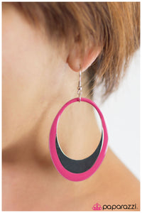 Paparazzi "Rock the Cradle - Pink" earring Paparazzi Jewelry