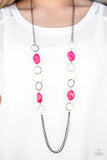 Paparazzi "Rock The House - Pink" necklace Paparazzi Jewelry
