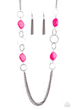 Paparazzi "Rock The House - Pink" necklace Paparazzi Jewelry