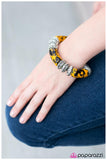 Paparazzi "Rocky Road - Yellow" bracelet Paparazzi Jewelry