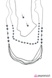 Paparazzi "Rodeo Drive" Blue Necklace & Earring Set Paparazzi Jewelry