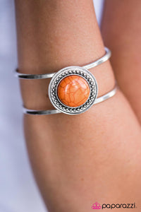 Paparazzi "Rodeo Sweethearts - Orange" bracelet Paparazzi Jewelry