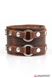 Paparazzi "Rogue Rider - Brown" bracelet Paparazzi Jewelry