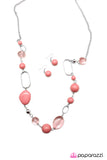 Paparazzi "Rolling Stones - Pink" necklace Paparazzi Jewelry