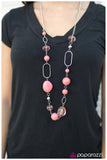 Paparazzi "Rolling Stones - Pink" necklace Paparazzi Jewelry