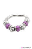 Paparazzi "Roll Up Your Sleeves - Purple" bracelet Paparazzi Jewelry